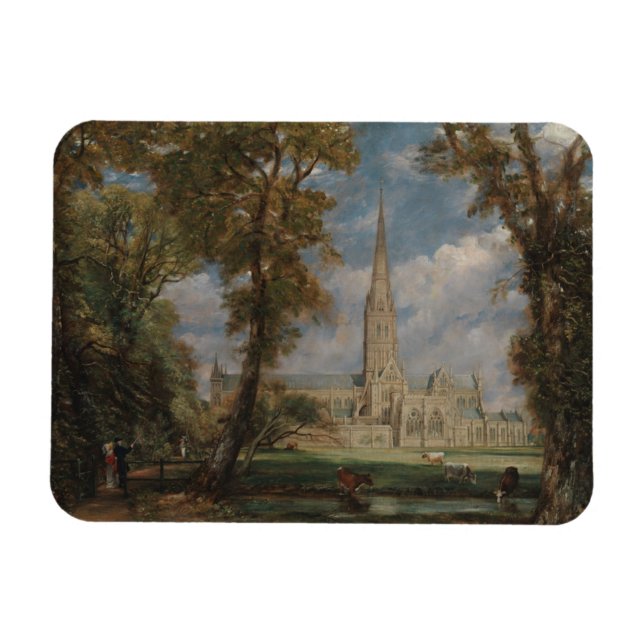 Íman John Constable | Catedral de Salisbury do Bish (Horizontal)