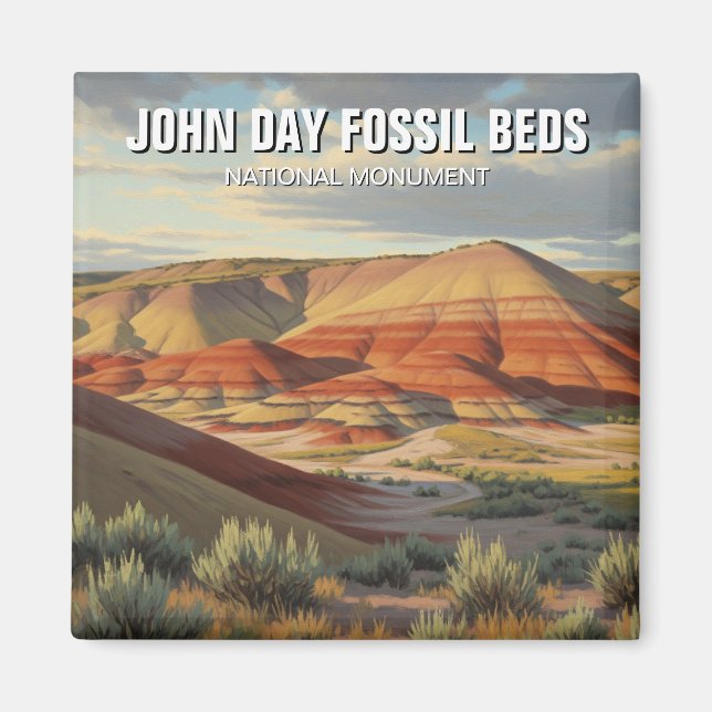Íman John Day Fossil Beds National Monuument Oregon (Frente)