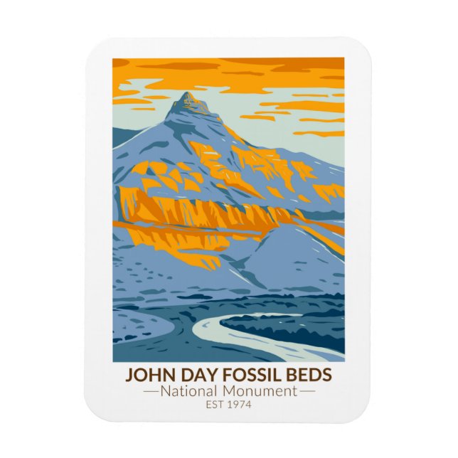 Íman John Day Fossil Beds National Monuument Oregon (Vertical)