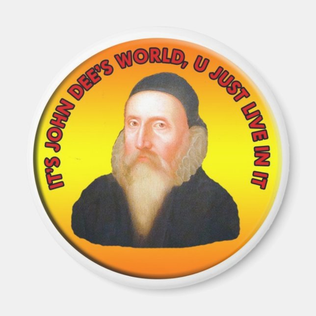 Íman John Dee World Magnet (Frente)