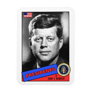 Íman John F. Kennedy Baseball Card