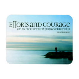 Íman John F. Kennedy Inspirational Cote "Purpose" Flex