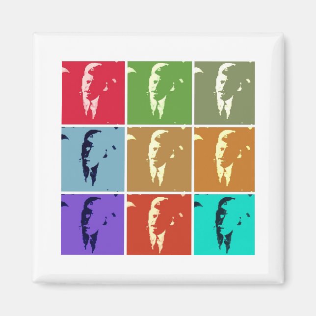 Íman John F Kennedy Pop Art (Frente)
