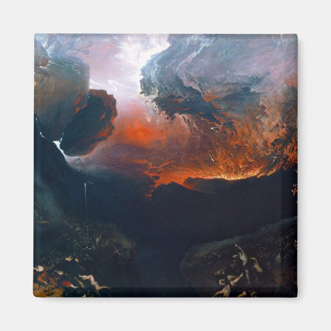 Íman John Martin O Dia Excelente de Sua Fúria (Frente)