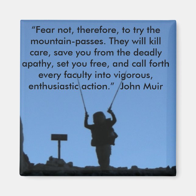 Íman John Muir Magnet (Frente)