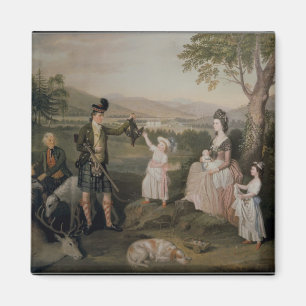 Íman John, o 4o duque de Atholl e sua família
