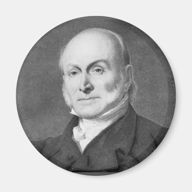 Íman John Quincy Adams (Frente)
