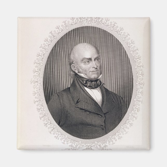 Íman John Quincy Adams (Frente)