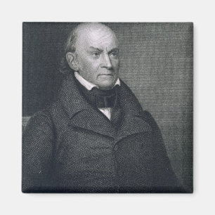 Íman John Quincy Adams, gravado por John Wesley Paradis