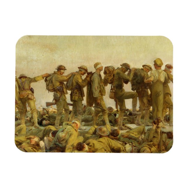 Íman John Singer Sargent - Gassed (Horizontal)