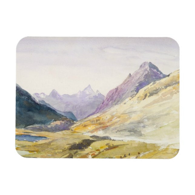 Íman John Singer Sargent - Suiça 1869 Sketchbook (Horizontal)