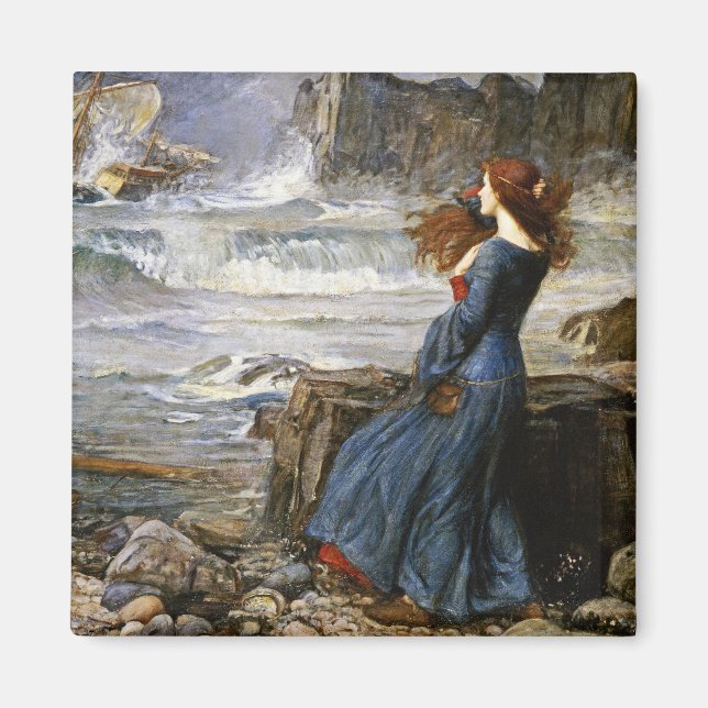 Íman John William Waterhouse - Miranda - O Tempest (Frente)