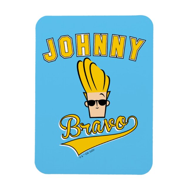 Íman Johnny Bravo Collegiate Graphic (Vertical)