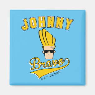Íman Johnny Bravo Collegiate Graphic