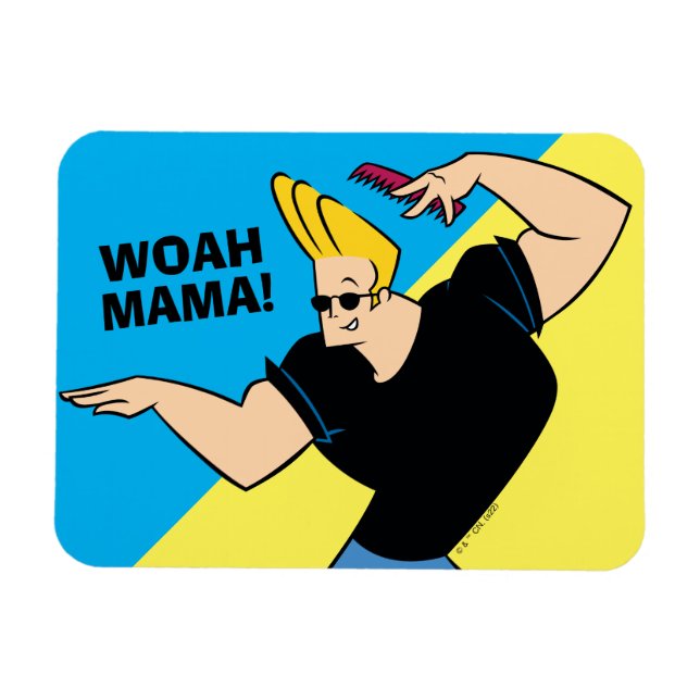 Íman Johnny Bravo Combing Hair (Horizontal)