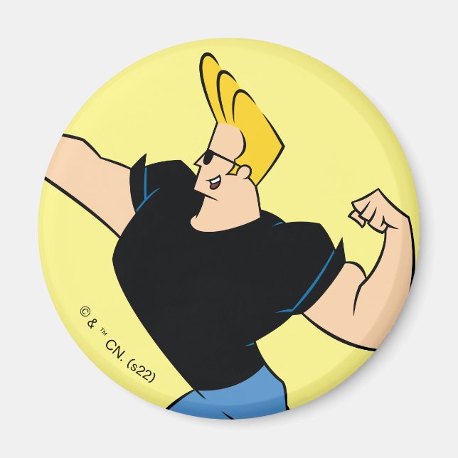 Íman Johnny Bravo Flexing (Frente)