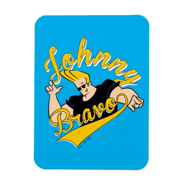 Íman Johnny Bravo - Gráfico Athletic (Vertical)