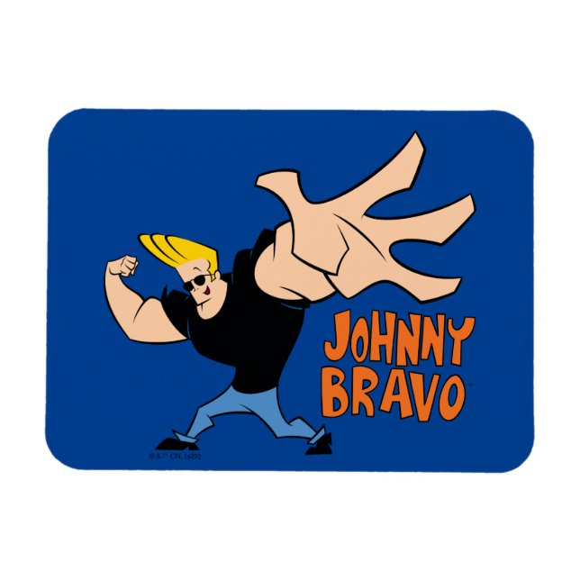 Íman Johnny Bravo Iconic Pose (Horizontal)