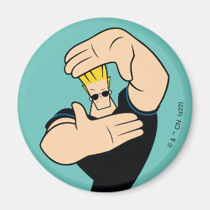 Íman Johnny Bravo Picture Frame Pose