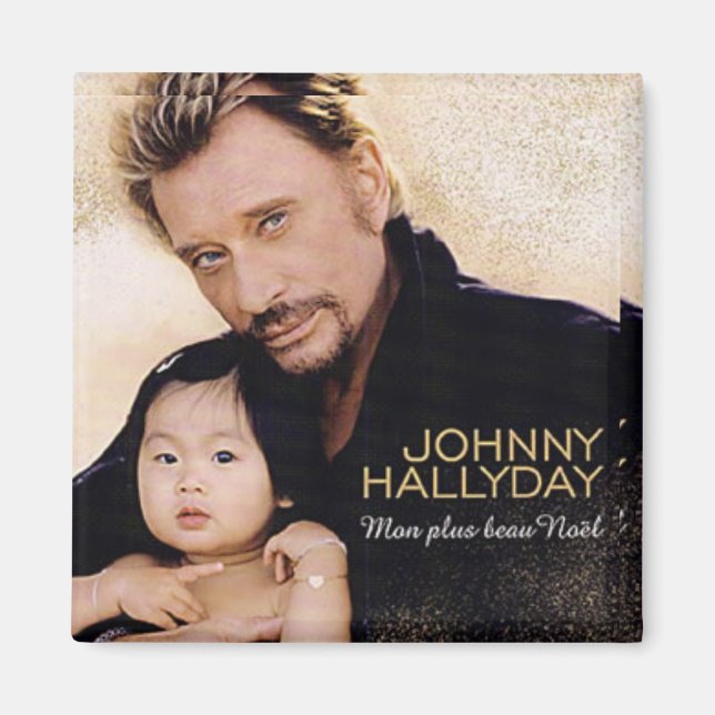 Íman Johnny Hallyday (Frente)