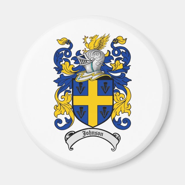 Íman Johnson Family Crest - Casaco de Armas (Frente)