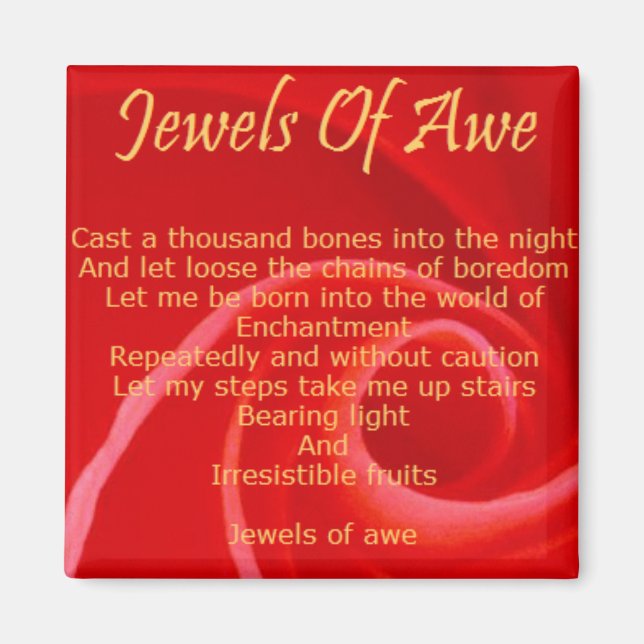 Íman joias do ímã adorável (Frente)