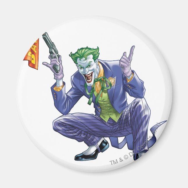 Íman Joker com arma falsa (Frente)