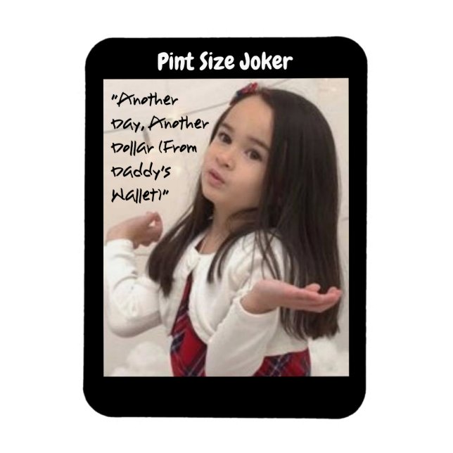 Íman Joker do tamanho da pinta: Carteira de Dólar de Pa (Vertical)