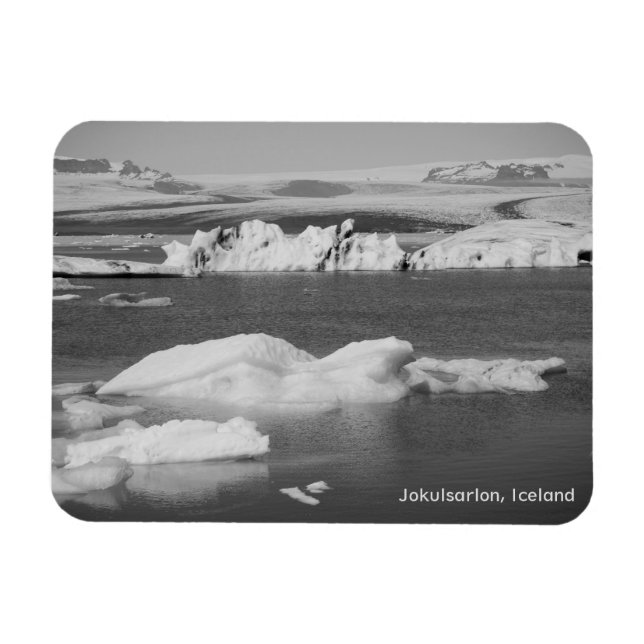 Íman Jokulsarlon Islândia Magnet (Horizontal)