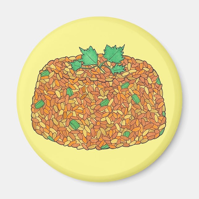 Íman Jollof Rice Nigerian Ghanaian West African Comida (Frente)