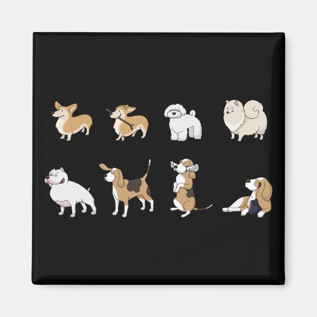 Íman Jolly corgis (Frente)