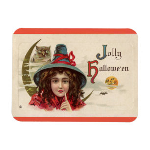 Íman Jolly Halloween Witch Magnet