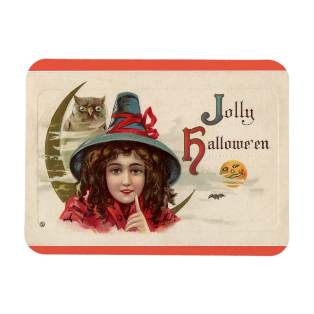 Íman Jolly Halloween Witch Magnet (Horizontal)