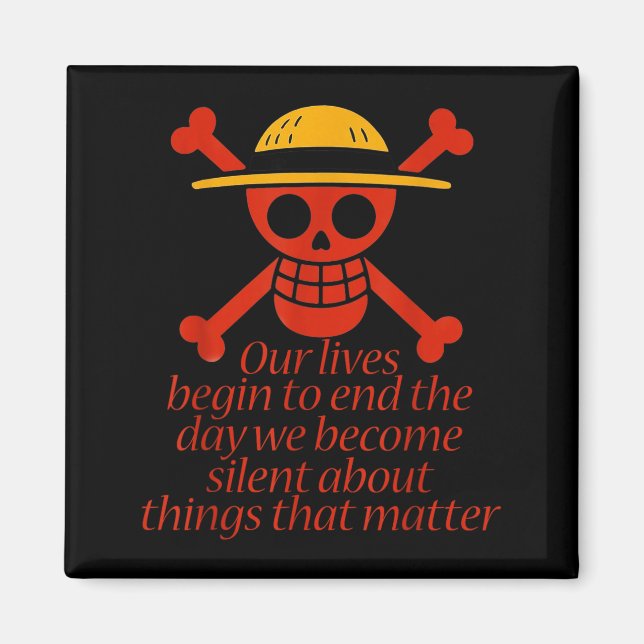 Íman Jolly Roger Nossas Vidas Coisas que Importam (Frente)