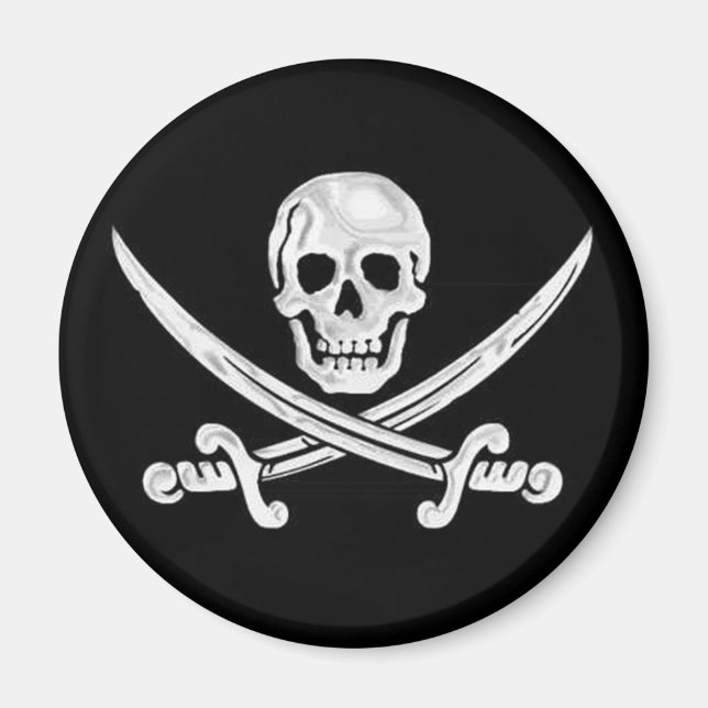 Íman Jolly Roger Skull (Frente)