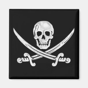 Íman Jolly Roger Skull