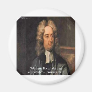 Íman Jonathan Swift Live Life Humor Cote