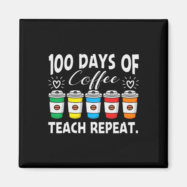 Íman Jornadas De Café E Caos 100º Dia De Professora Da  (Frente)