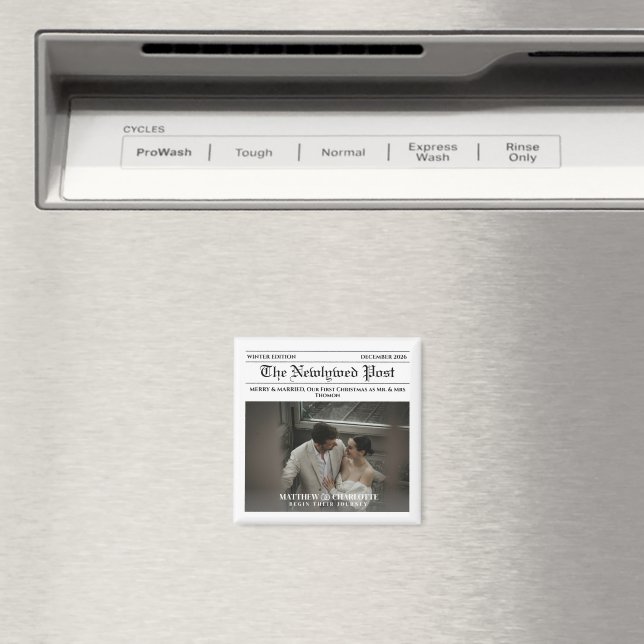 Íman Jornal Casada e Feliz Foto (In Situ (Dishwasher))