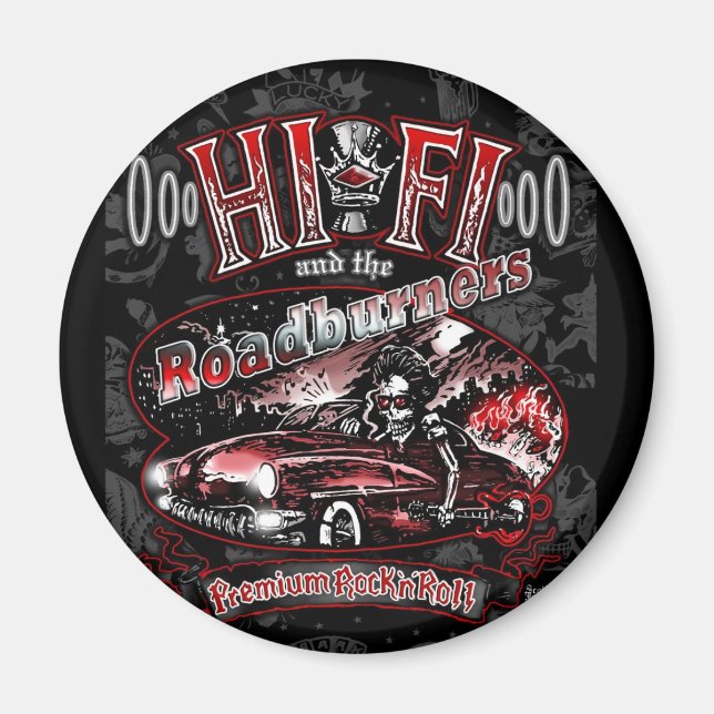Íman Jornal "HI FI & ROADBURNERS" (Frente)