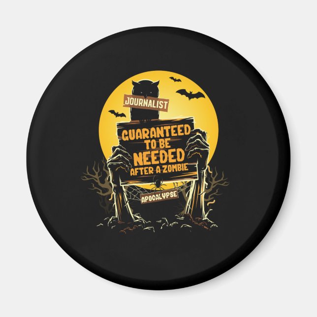 Íman Jornalista Zombie Apocalypse Journalism Aut (Frente)