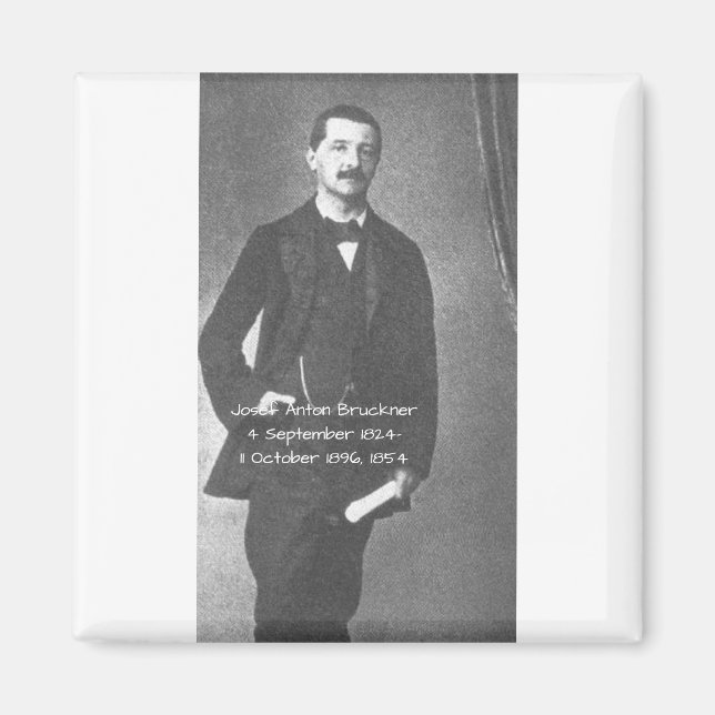 Íman Josef Anton Bruckner 1854 (Frente)