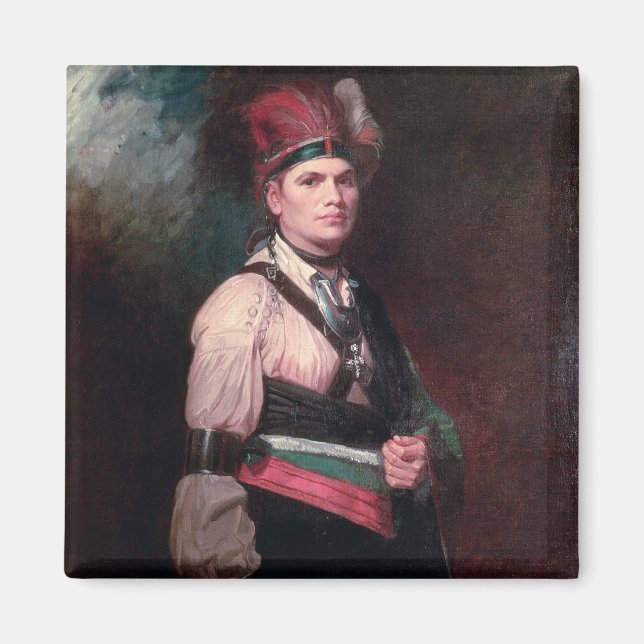 Íman Joseph Brant, Chefe dos Mohawks, 1742-1807 (Frente)