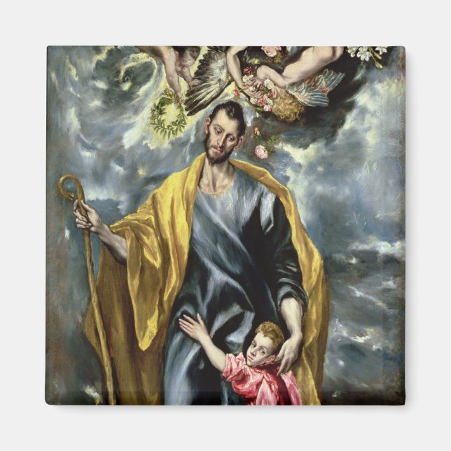 Íman Joseph e a Criança Cristo, 1597-99 (Frente)