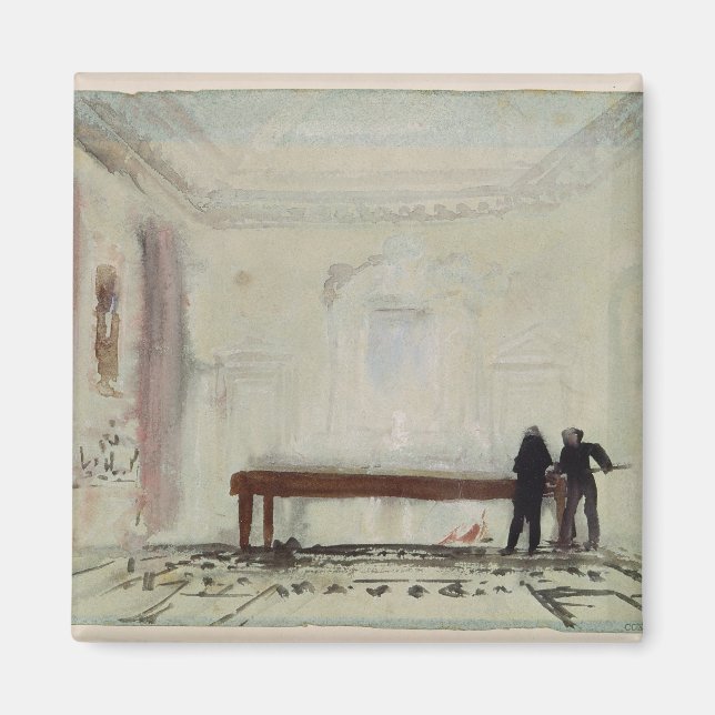 Íman Joseph Mallord William Turner | Billiard players a (Frente)