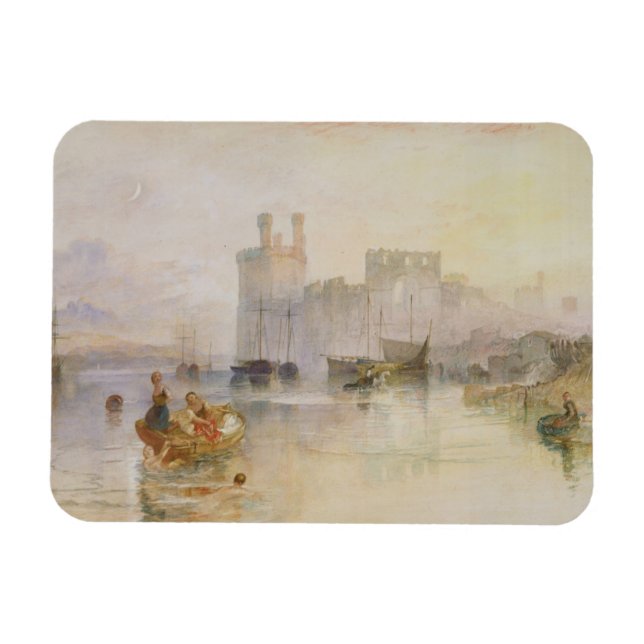 Íman Joseph Mallord William Turner | Castelo de Caernar (Horizontal)