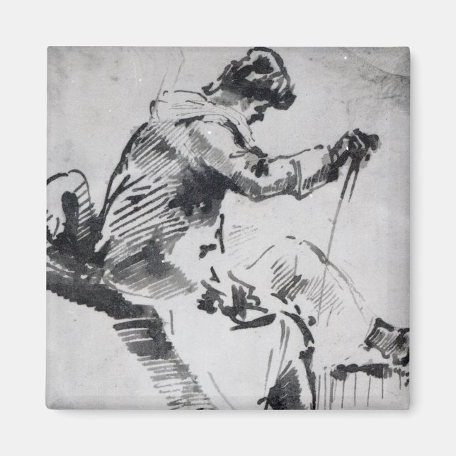 Íman Joseph Mallord William Turner | Homem sentado (Frente)