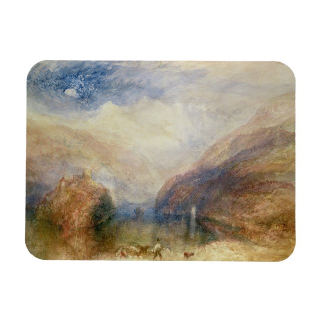 Íman Joseph Mallord William Turner | Lago de Brienz (w/ (Horizontal)