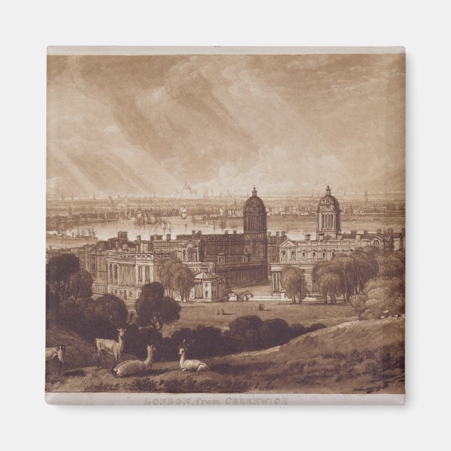 Íman Joseph Mallord William Turner | Londres da Greenw (Frente)