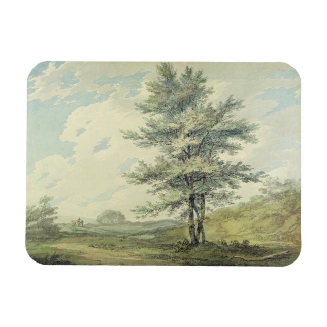 Íman Joseph Mallord William Turner | Paisagem com Tre (Horizontal)